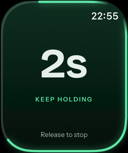 ELA Apple Watch emergency hold